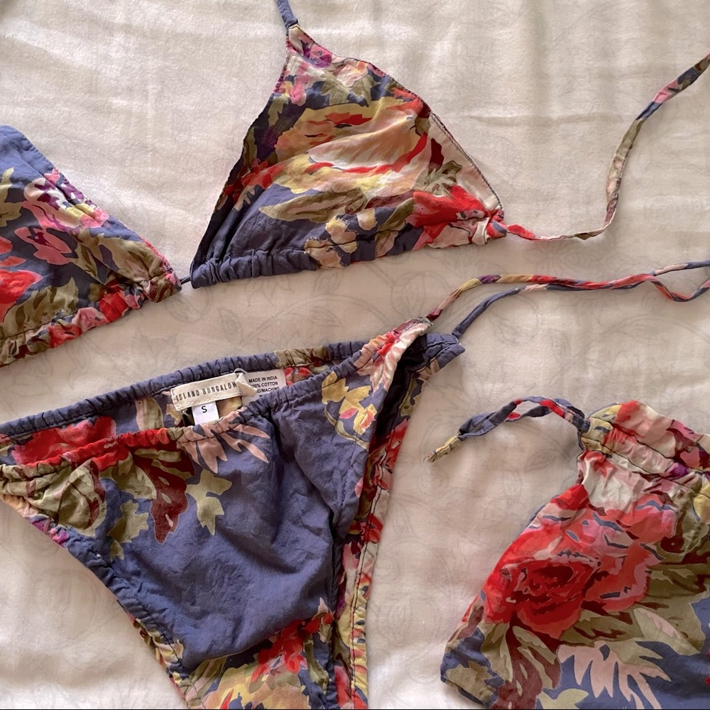 Indian Cotton bikini/lingerie set